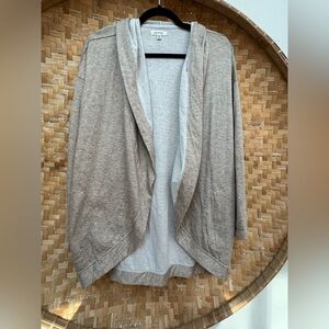 Max Studios - Open Front Hooded Cardigan